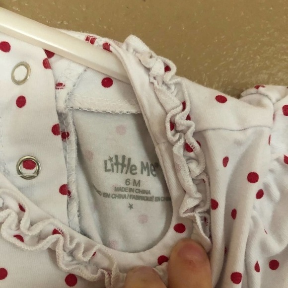 Little Me First Christmas Dress 6M - Picture 4 of 5